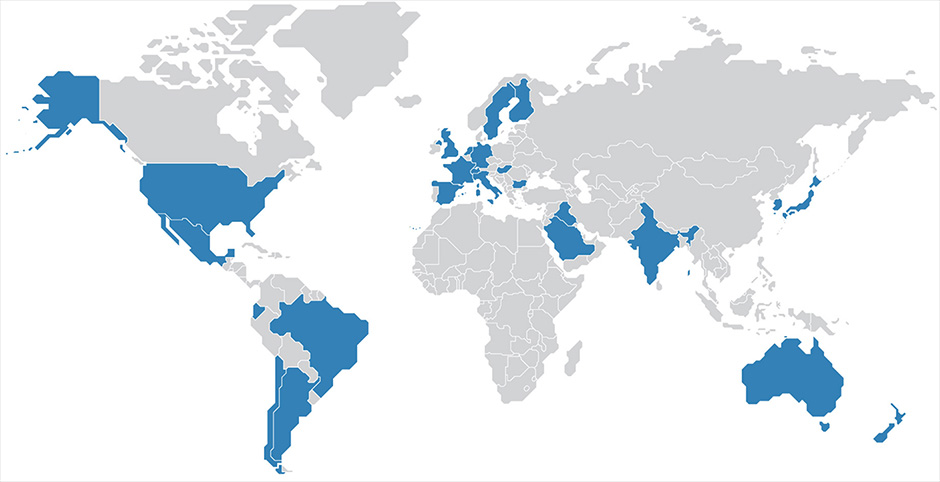 Mapa mundo Smart Cities 2025